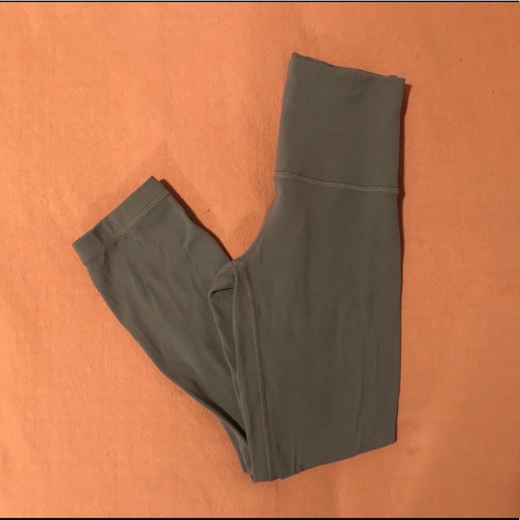 lululemon athletica Pants - (RESERVED) Lululemon cropped olive leggings